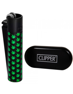 Запальничка - Clipper Leaves Black
