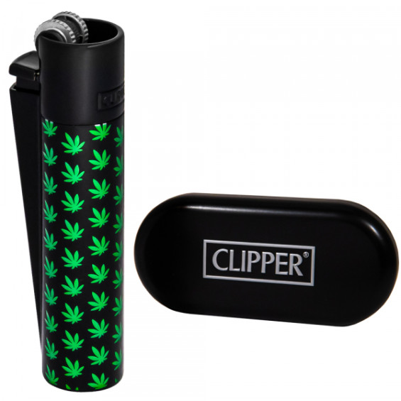 Запальничка - Clipper Leaves Black