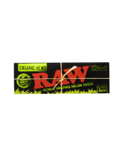 Папір - RAW Black Organic Hemp 1|4