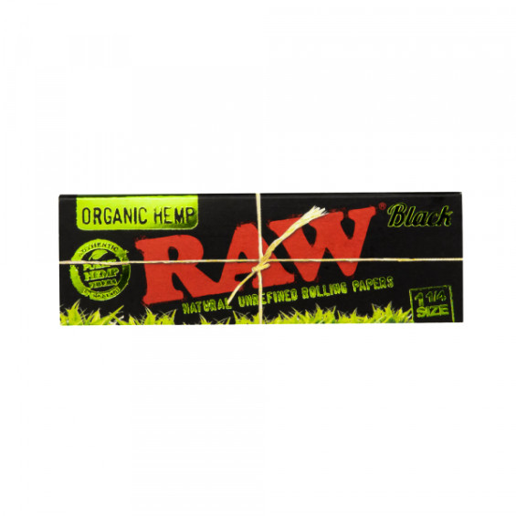 Папір - RAW Black Organic Hemp 1|4