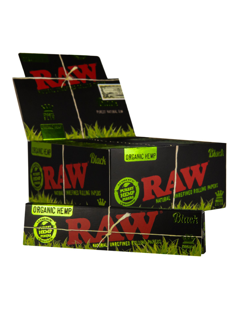 Папір - RAW Black Organic Hemp