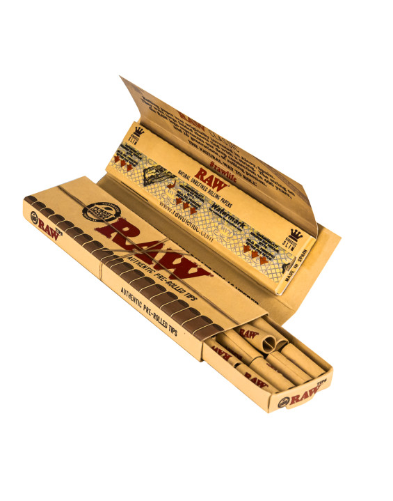 Папір - RAW King Size + Pre Rolled Tips 