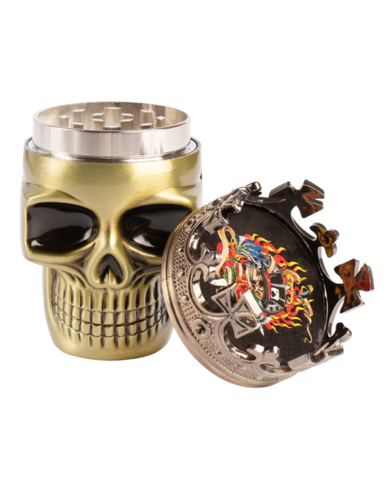 Гріндер - Череп Gold