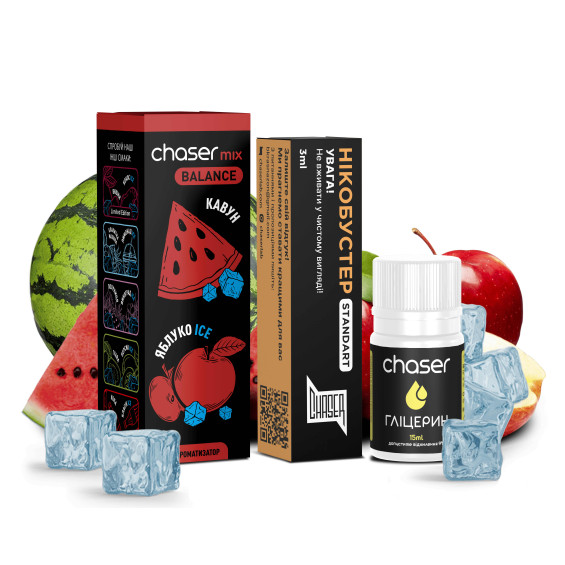 Chaser Mix Кавун Яблуко Ice 30 мл