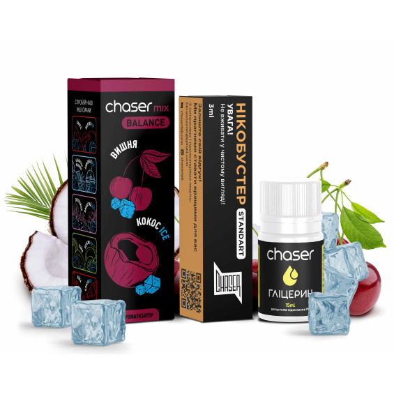 Chaser Mix Вишня Кокос Ice 30 мл