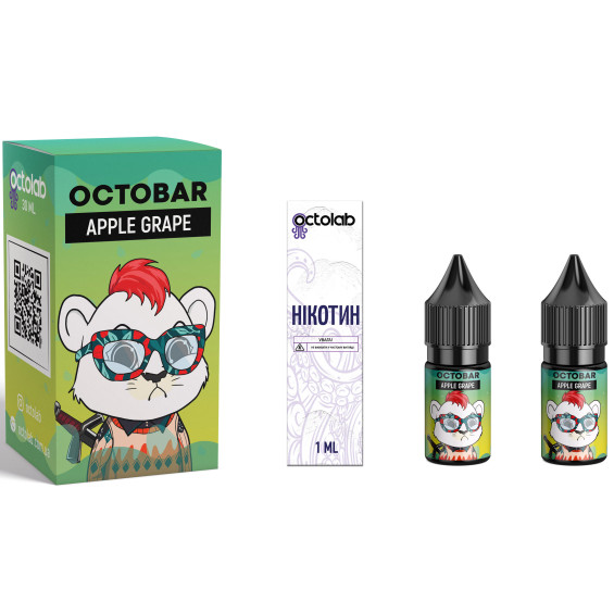 Octobar Apple Grape 10 мл