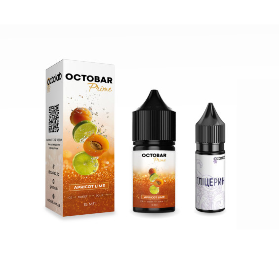 Octobar Prime Apricot Lime 30 мл