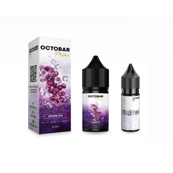 Octobar Prime Grape Ice 30 мл
