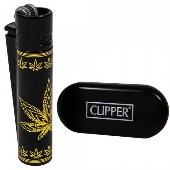 Запальничка - Clipper Leaves Black