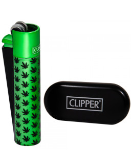 Запальничка - Clipper Leaves Green