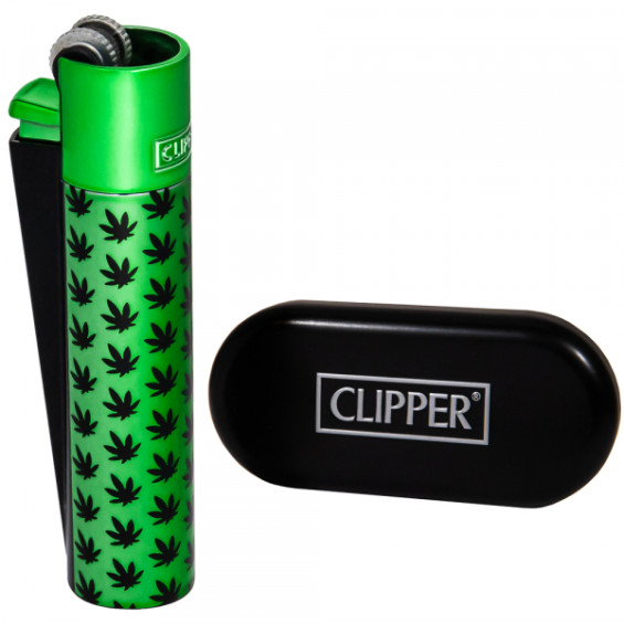 Запальничка - Clipper Leaves Green